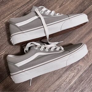 NWOT Vans Old School Drizzle Unisex Gray Shoes/ Sneakers Men’s 5, Women’s 6.5